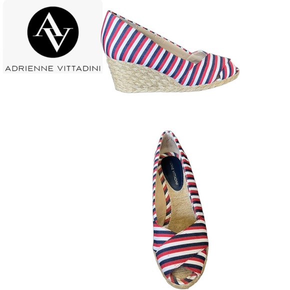 ADRIENNE VITTADINI Women's Bailee Espadrille Wedge Sandal Size 7.5 - Picture 2 of 8